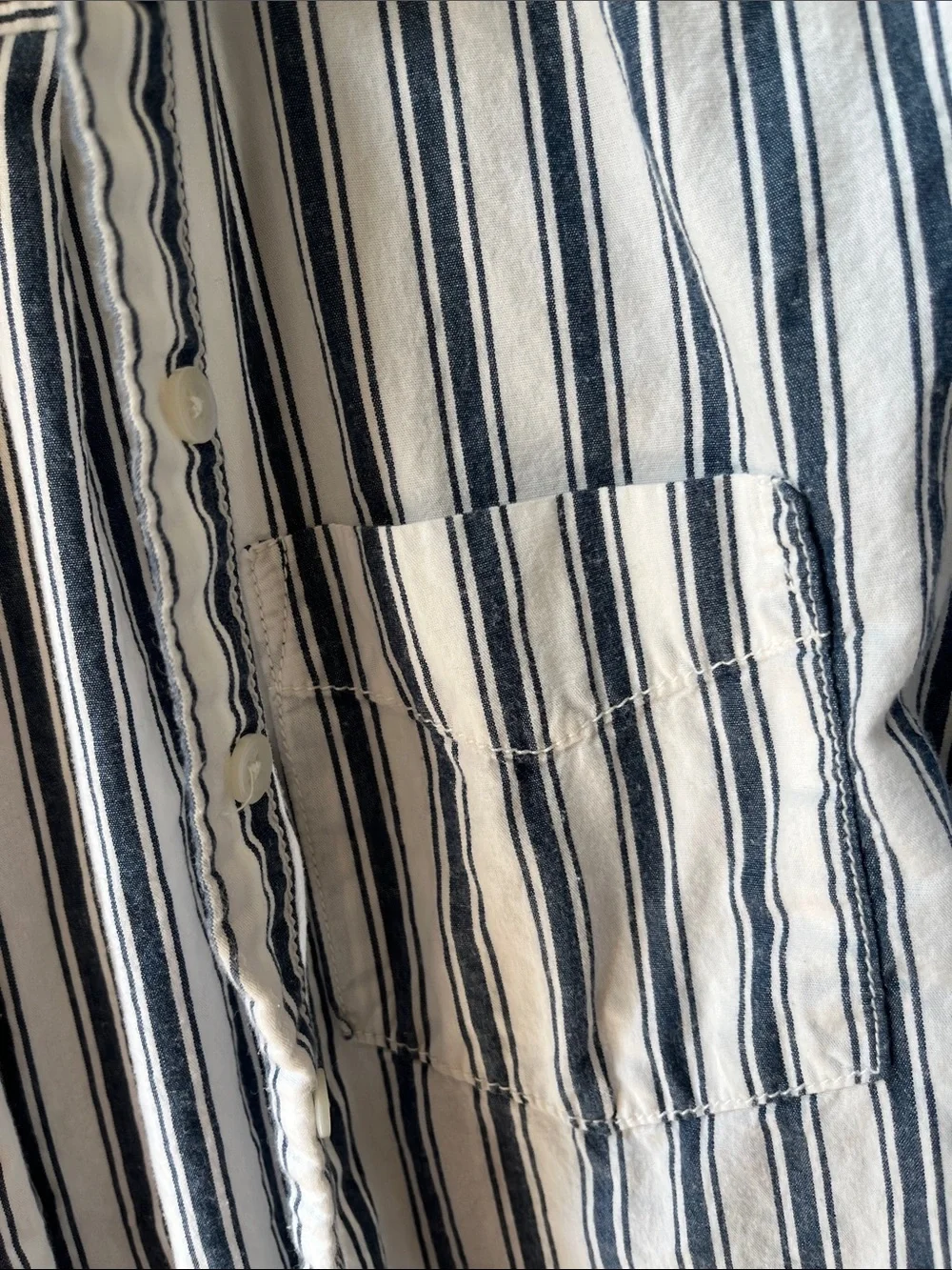 Maeve Bennett Buttondown - Blue Stripe